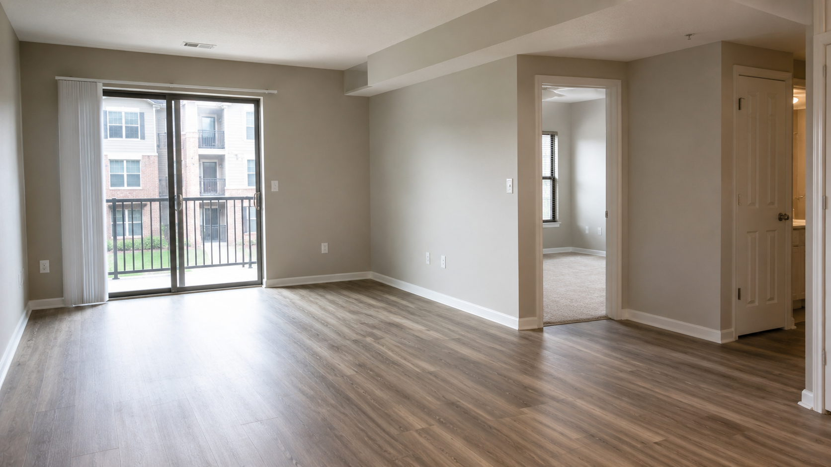 Empty apartment after a completed RapidReady cleanout